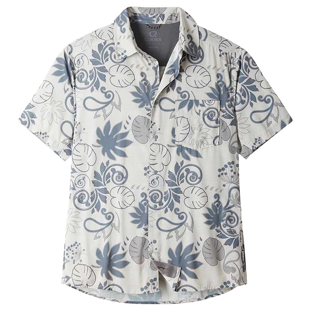 Club Ride Motive Bike Jersey Men’s in Mushroom Grey Paisley